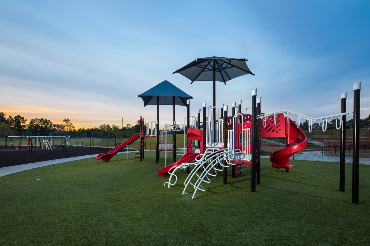 Synthetic grass playground by Southwest Greens of Atlanta